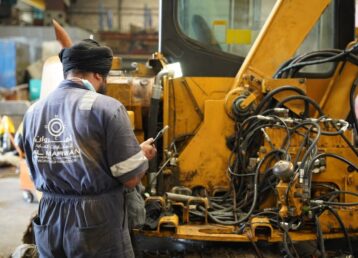 Al-Marwan-Technician-Conducts-Heavy-Machinery-Repair-Checklist